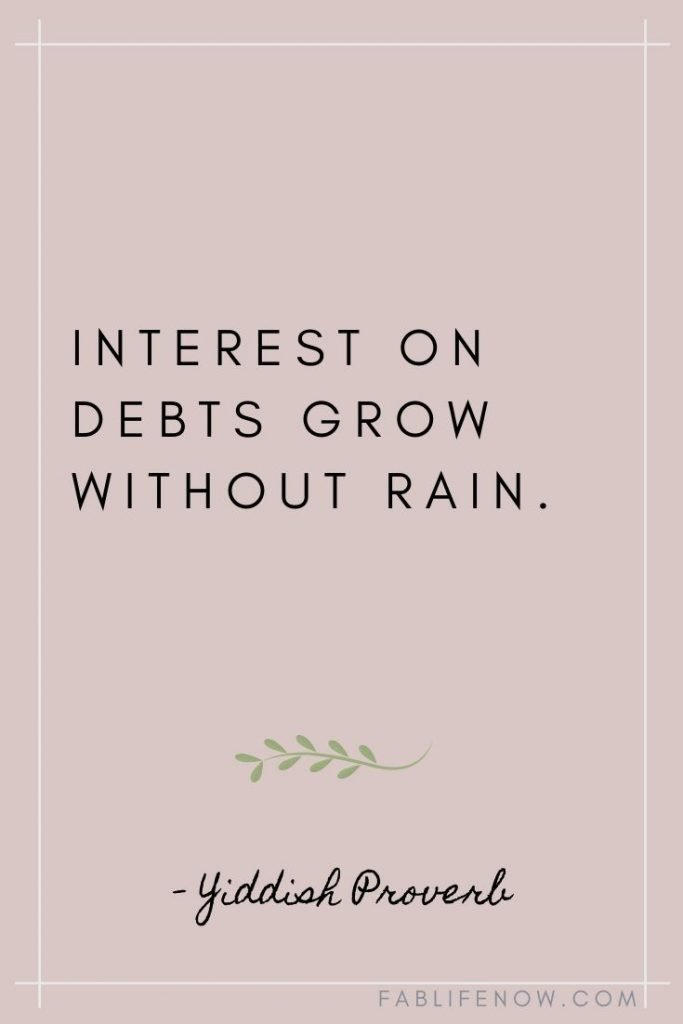quotes to help pay off debt