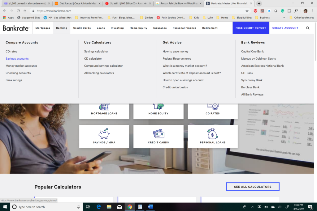 high yield savings account search