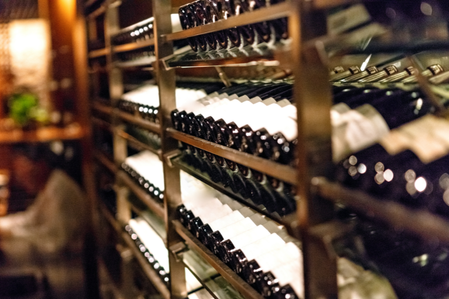 wine cellar in a prescott winery