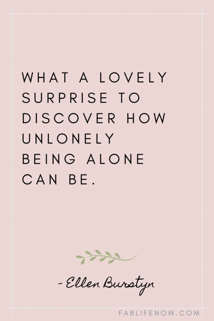 lovely surprise being alone