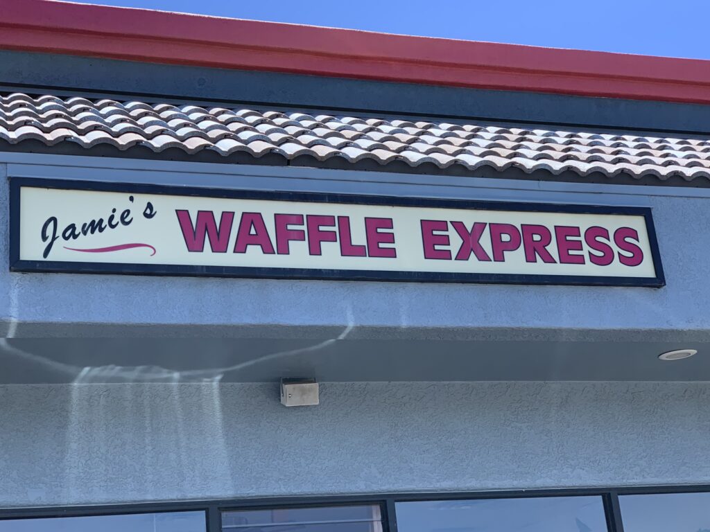 jamie's waffle express in prescott