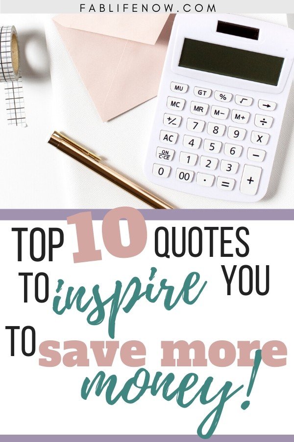 10 quotes to help you save more money
