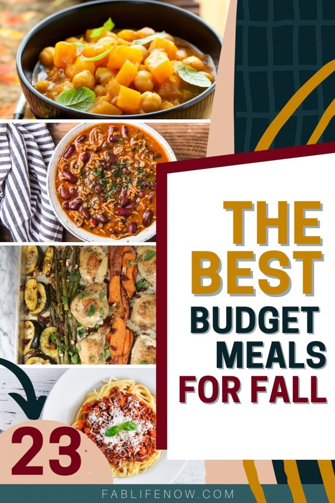 Best budget meals for fall
