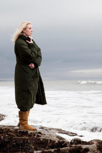overcoming loneliness woman on beach